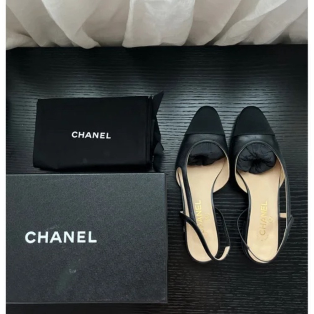 Chanel sling back Flats - Picture 2 of 6